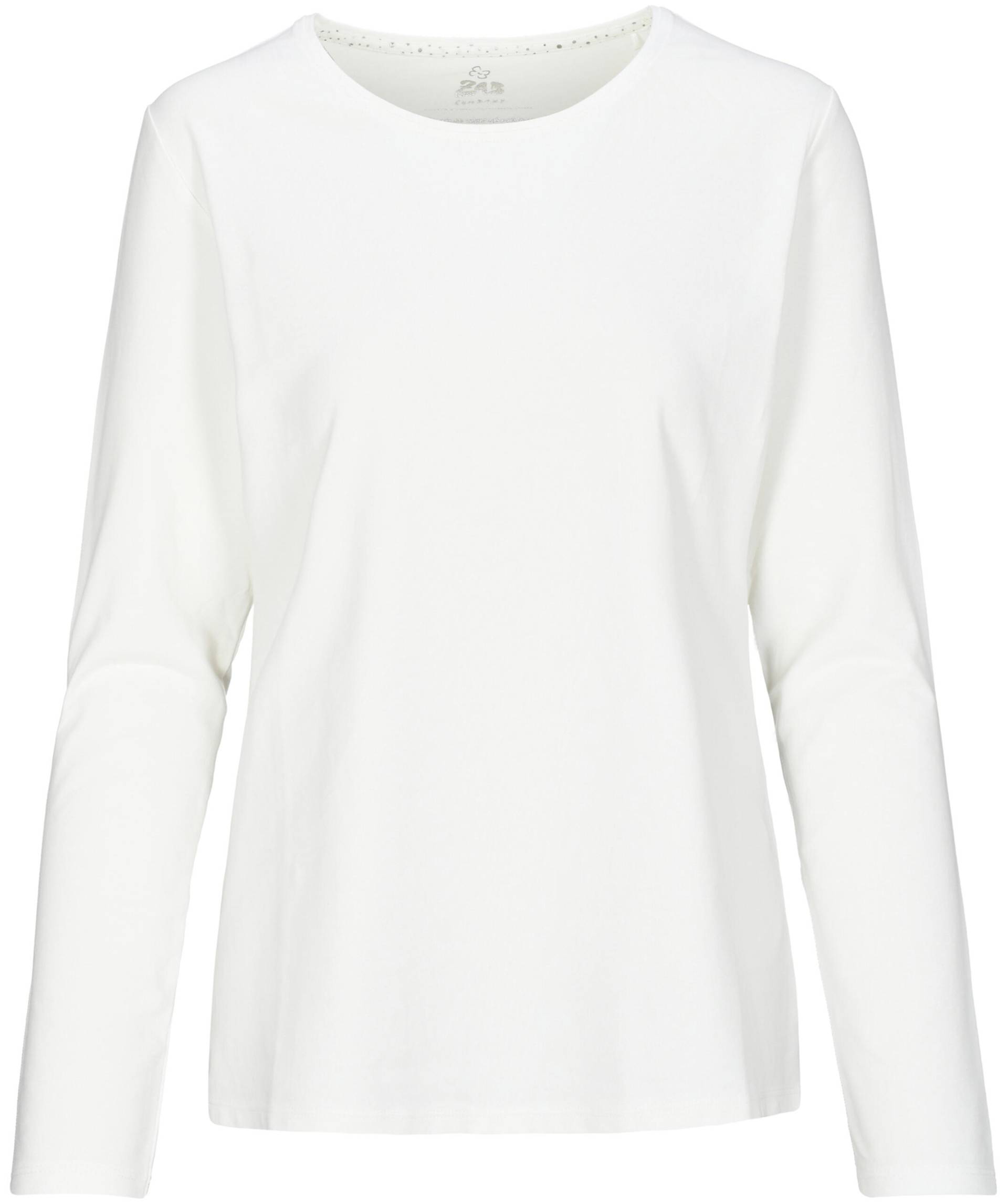 zab company - Da. Basic Shirt, 1/1 Arm, uni offwhite - Gr. - 44 von zab company