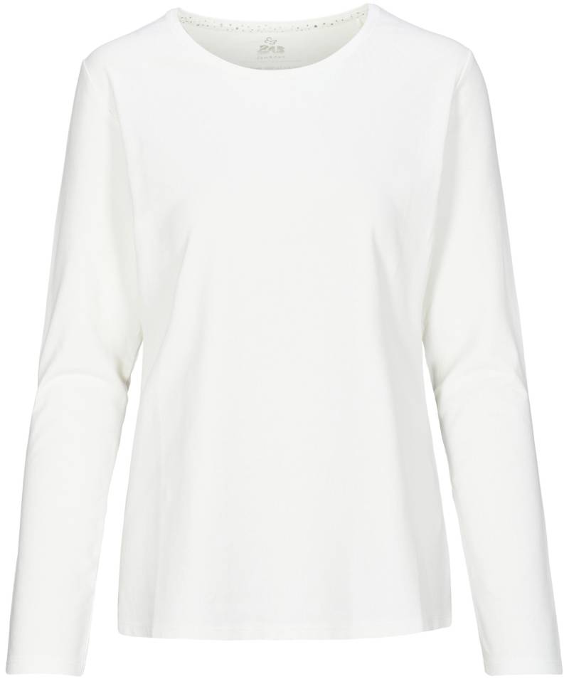 zab company - Da. Basic Shirt, 1/1 Arm, uni offwhite - Gr. - 46 von zab company