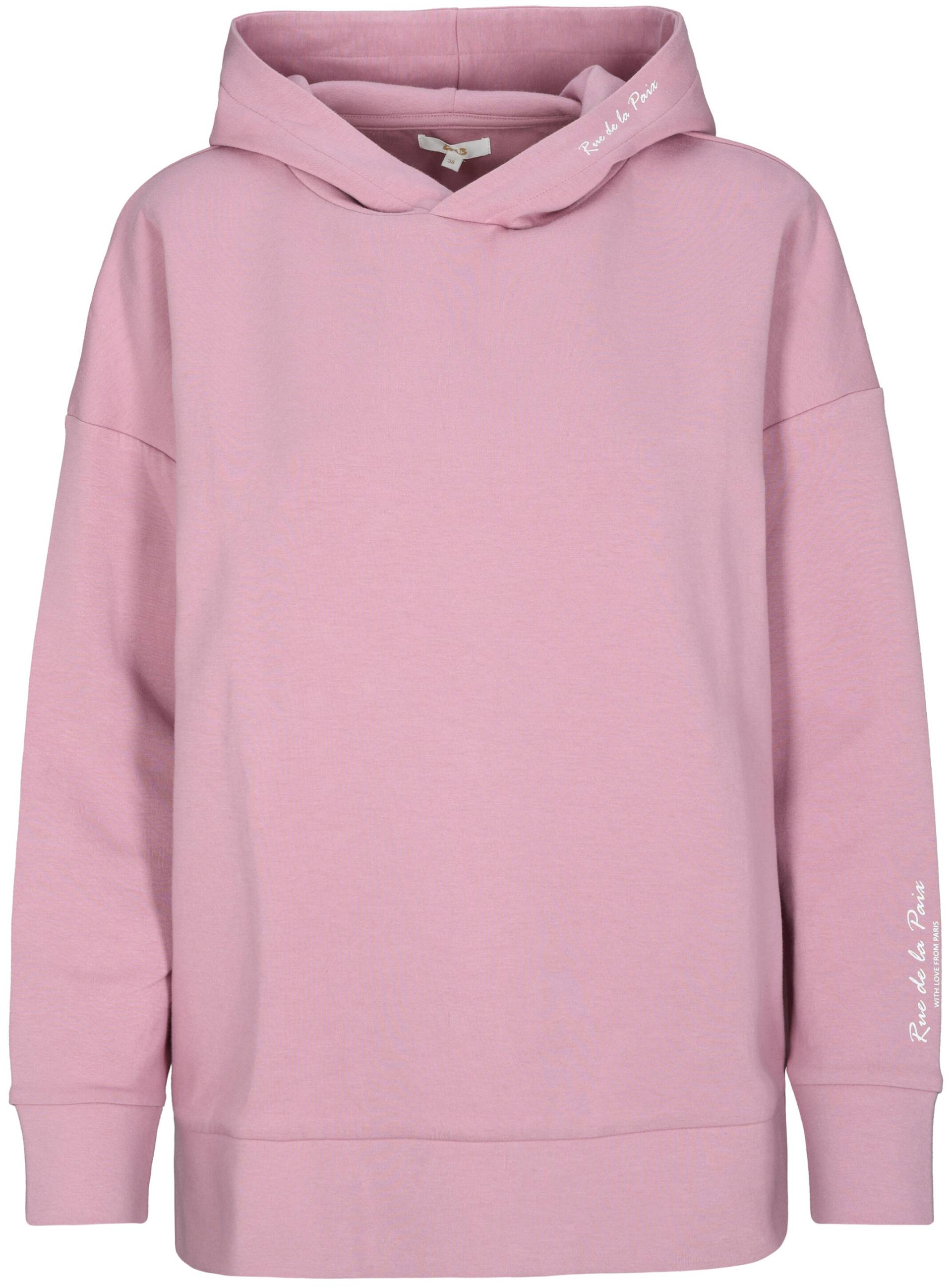 zab company - Da. Hoodie, 1/1 Arm rosenholz - Gr. - 50 von zab company