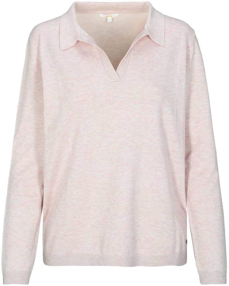 zab company - Da. Pullover, mit Polokragen mauve mel. - Gr. - XL von zab company