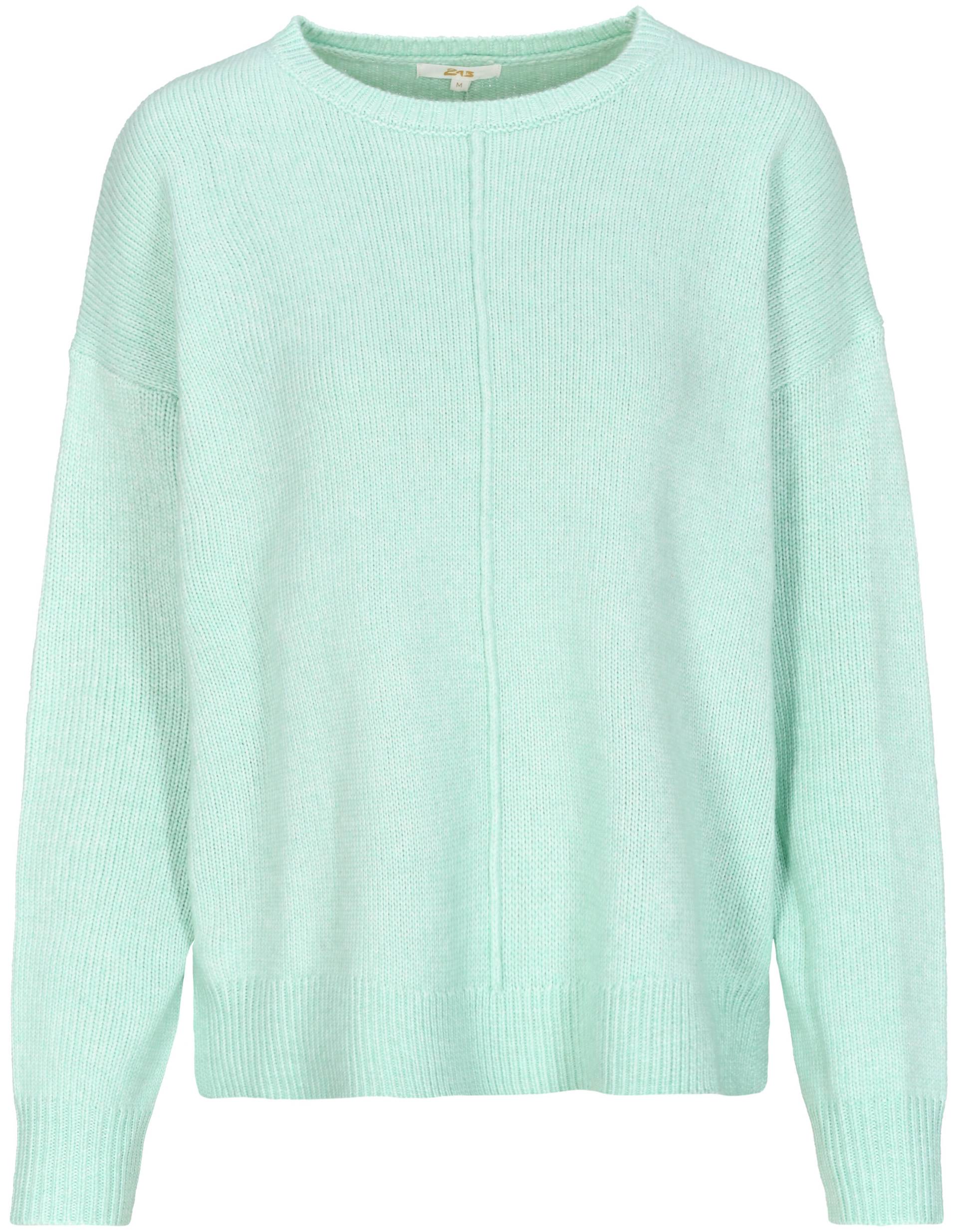 zab company - Da. Rdh.-Pullover, 1/1 Arm mint mel. - Gr. - L von zab company