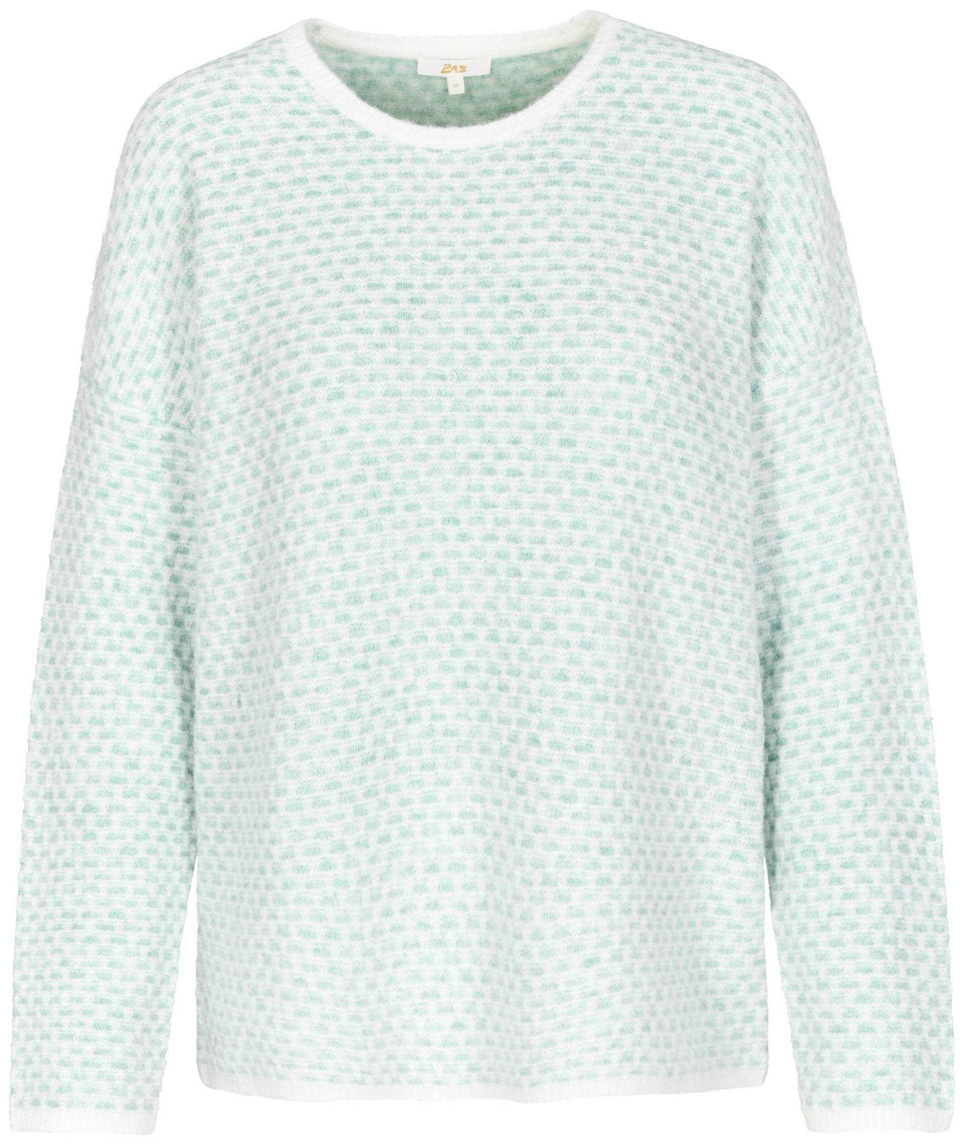 zab company - Da. Rdh.-Pullover, 1/1 Arm mint mel. - Gr. - M von zab company