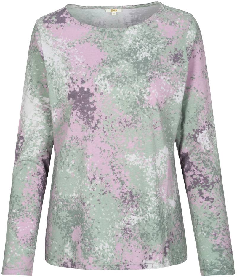 zab company - Da. Rdh.-Shirt, AOP mauve aop - Gr. - 38 von zab company