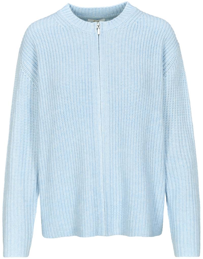 zab company - Da. Strick-Jacke, 1/1 Arm himmel blau mel. - Gr. - L von zab company