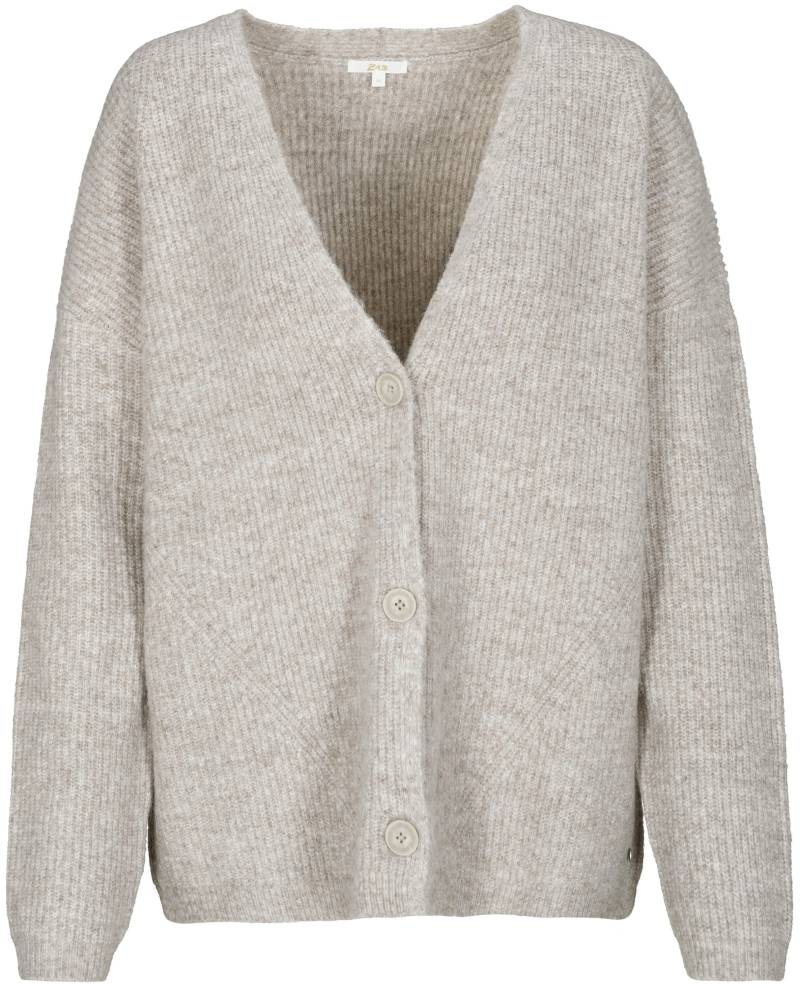 zab company - Da. Strick-Jacke taupe mel. - Gr. - XL von zab company