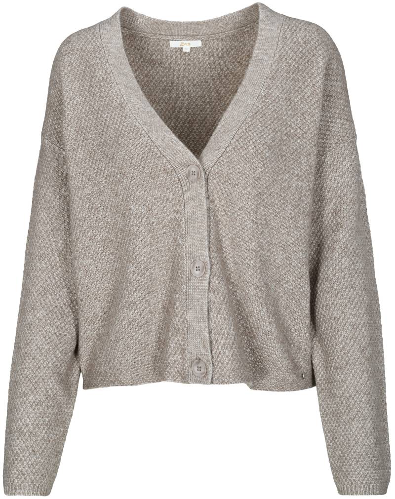 zab company - Da. Strickjacke, Struktur toffee mel. - Gr. - XXL von zab company