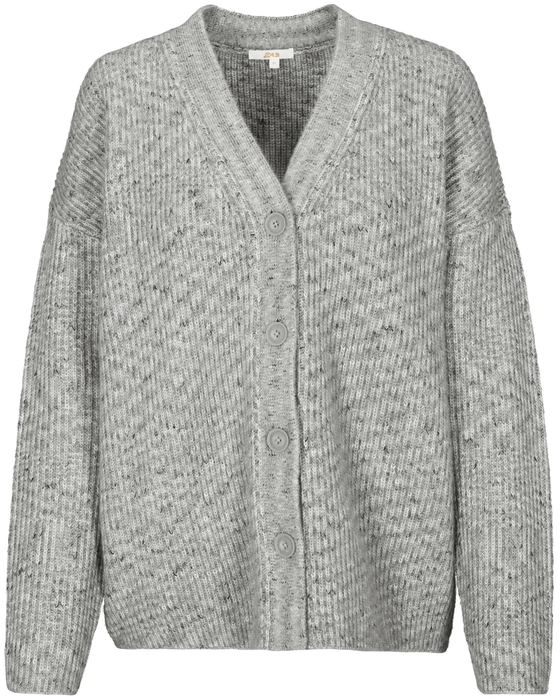 zab company - Da. Strickjacke, Zopf anthra mel. - Gr. - L von zab company