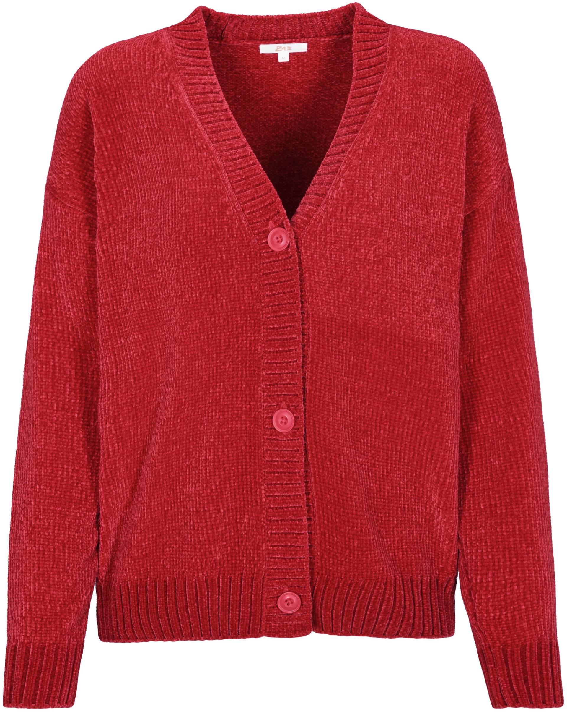 zab company - Da. Strickjacke cosy red - Gr. - S von zab company