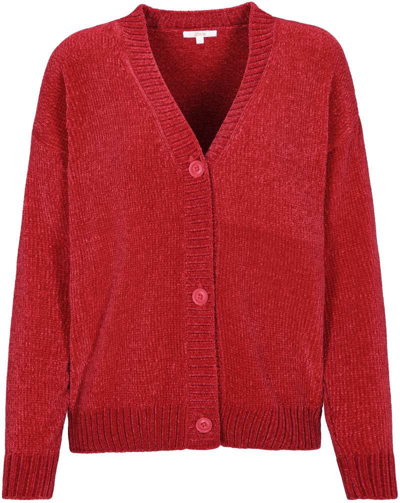 zab company - Da. Strickjacke cosy red - Gr. - S von zab company