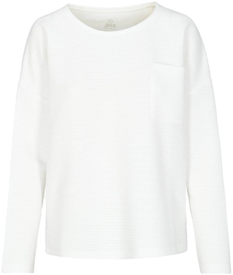 zab company - Da. Sweatshirt, Struktur offwhite - Gr. - 44 von zab company