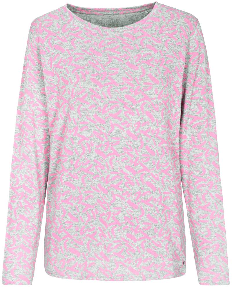 zab company - Da.Rdh.-Shirt, bedruckt soft pink mel. - Gr. - 38 von zab company