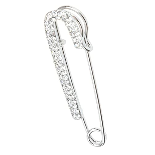 zalati Pin Brosche Strass Sicherheit Schal Clips Kunstkristall Schmuck Silber für Röcke Pullover Schal Revers Hut zalati Pin Brosche Strass Sicherheit Schal Clips Kunstkristall Schmuck Silber für Röcke Pullover Schal Revers Hut von zalati