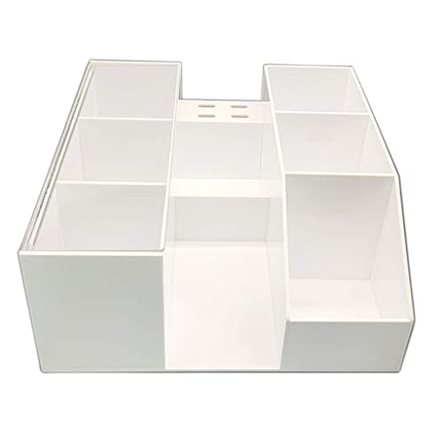 zalati Wimpern Beauty Tool Aufbewahrungsbox Kosmetik Make-up Display Falsche Wimpernverlängerung Behälter Organizer Werkzeugkoffer Aufbewahrungsbox, weißes Acryl von zalati