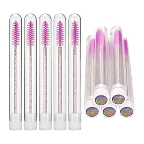 zalati Wimpernpinsel, 5 Stück, Make-up-Pinsel mit Diamant-Tube, Einweg-Mascara für Augenwimpern, Kosmetikpinsel, Make-up-Werkzeuge von zalati