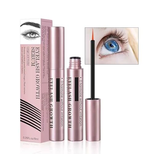 zalati Wimpernwachstumsserum Schnelles Wachstumsserum mit Mascara-Stick für natürliche Wimpernvergrößerungswerkzeuge - 8ml von zalati