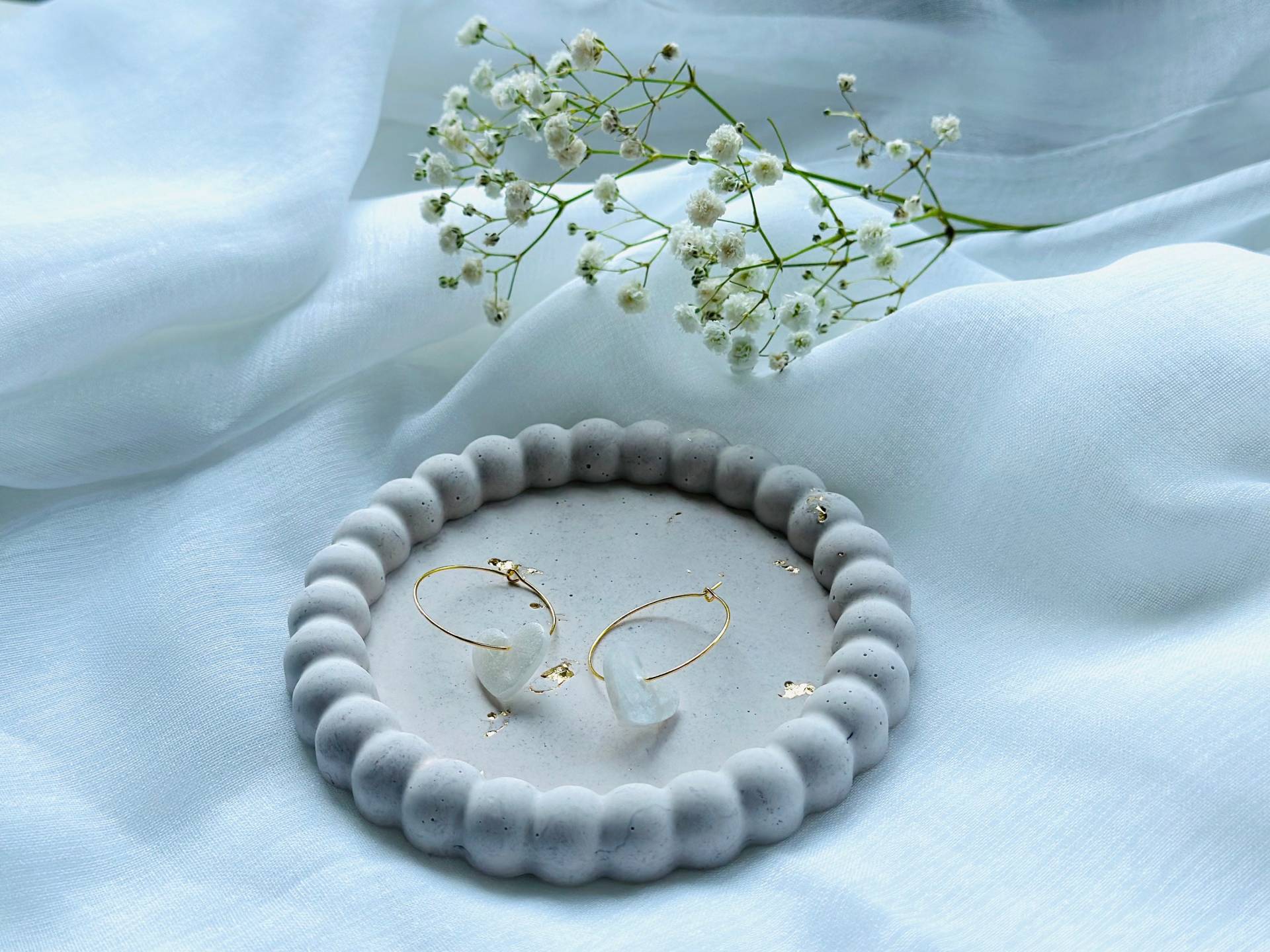 Schmuckschale Beton Keramik Blattgold Bubble Tray Geschenk Für Sie, Handgefertigtes Tablett Jesmonite Einzigartige Geschenkidee Schmuckschale Beton Keramik Blattgold Bubble Tray Geschenk Für Sie, Handgefertigtes Tablett Jesmonite Einzigartige Geschenkidee von zandergalerieofarts