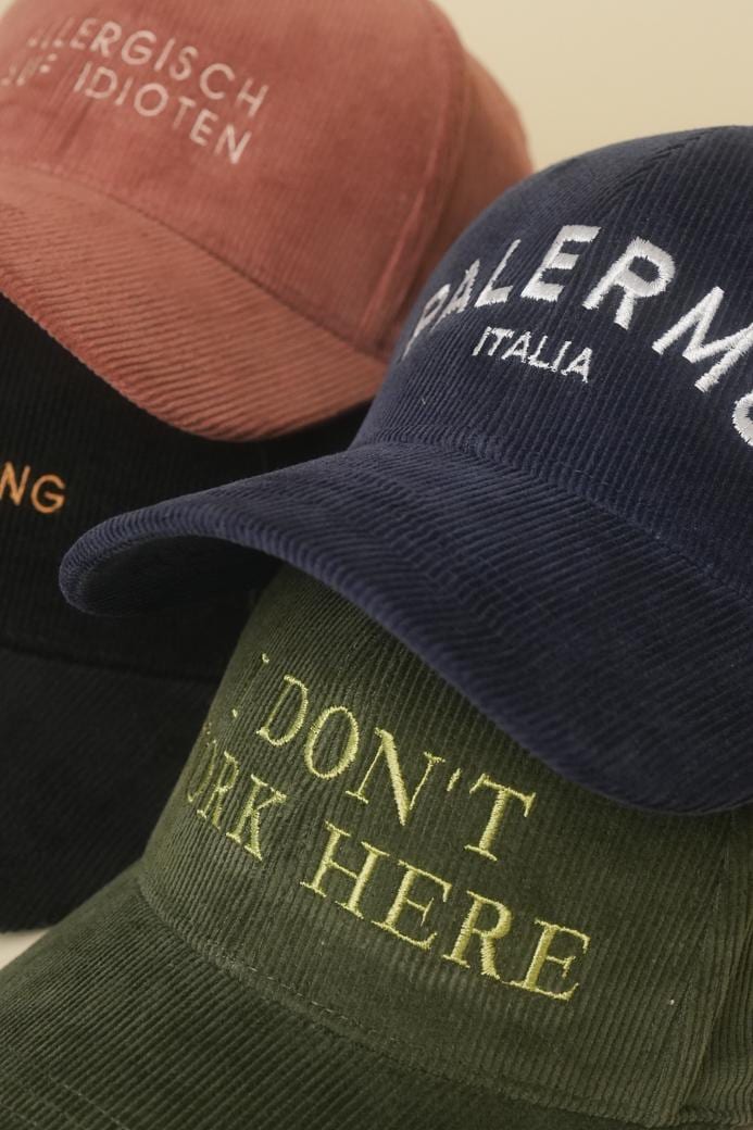 Kappe Aus Cord | Spruch Cap Bestickt Edles Geschenk Für Männer von zanyoDE