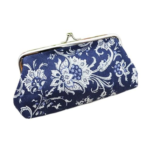 Große Geldbörse mit Blumenmuster, Clutch, Vintage-Tasche, Kuss-Lock-Geldbörse, Geldbörse, Leinen, Geldbeutel, Make-up-Tasche, Niedlich Große Geldbörse mit Blumenmuster, Clutch, Vintage-Tasche, Kuss-Lock-Geldbörse, Geldbörse, Leinen, Geldbeutel, Make-up-Tasche, Niedlich von zaoalife