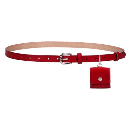 Mini-Hüfttasche, PU-Leder, Mini-Damen-Gürteltasche, Retro, Y2K Hüfttasche, Mini-Geldbörse, Gürtel, verstellbare Gürteltasche von zaoalife