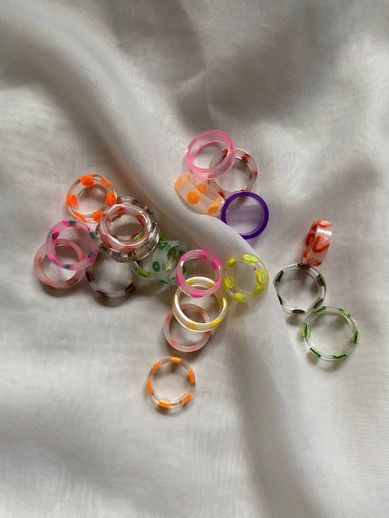 Obst Ring Aus Resin | Frucht Epoxidharz Handmade Jewellery Fruity Schmuck Personalisierte Ringe Obst Ring Aus Resin | Frucht Epoxidharz Handmade Jewellery Fruity Schmuck Personalisierte Ringe von zaoreet