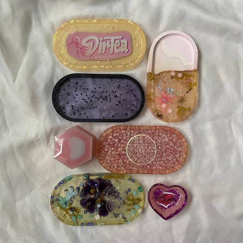 Verschiedene Schmucktabletts Aus Resin | Herz Schale Epoxidharz Ringschale Jewelry Bowl Dekorative Schmuckaufbewahrung Ablage Verschiedene Schmucktabletts Aus Resin | Herz Schale Epoxidharz Ringschale Jewelry Bowl Dekorative Schmuckaufbewahrung Ablage von zaoreet