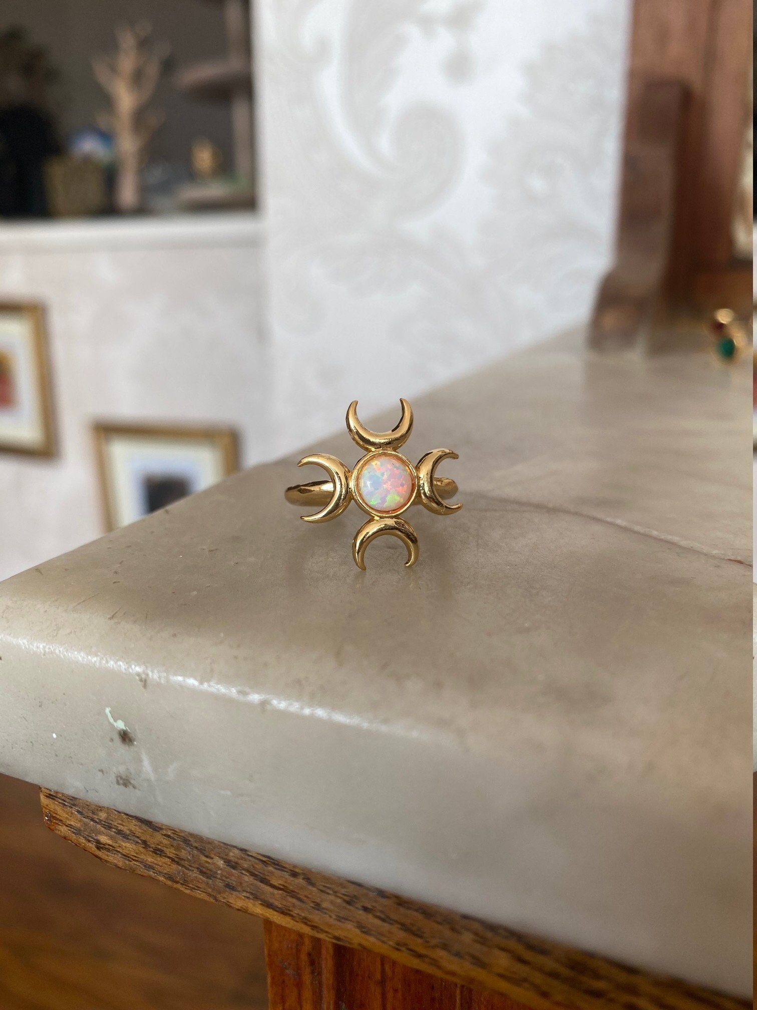 Vierfach Mond & Opal Ring von zarataylor