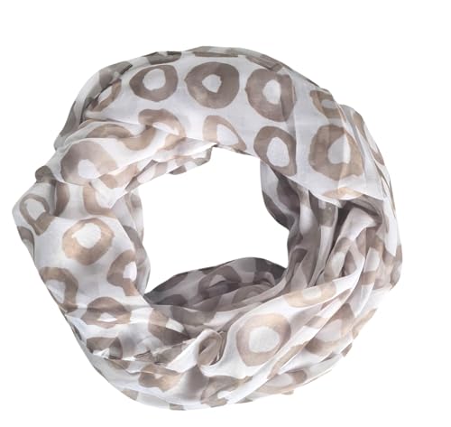 Loop - Schal/Schlauchschal mit Kreismuster in verschiedenen Farben, Hochwertig von zarolo
