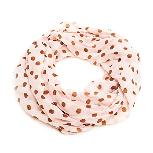 zarolo Loop - Schal/Schlauchschal gepunktet in verschiedenen Farben, leicht & seidig von zarolo