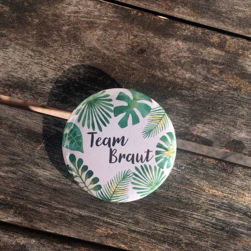 Zusatz-Button Palmen/Team von zartbesaitet