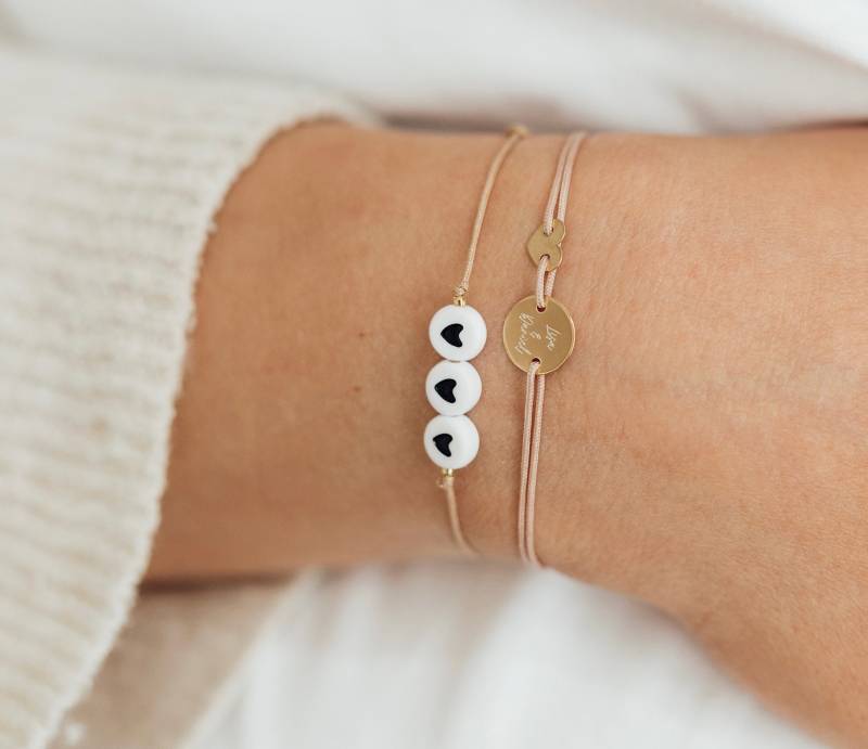 Gravurarmband Herz | Namensarmband Armband Mit Name Personalisiert Familienarmband Freundschaftsarmband Trauzeugin Gravurarmband Herz | Namensarmband Armband Mit Name Personalisiert Familienarmband Freundschaftsarmband Trauzeugin von zartglaenzend