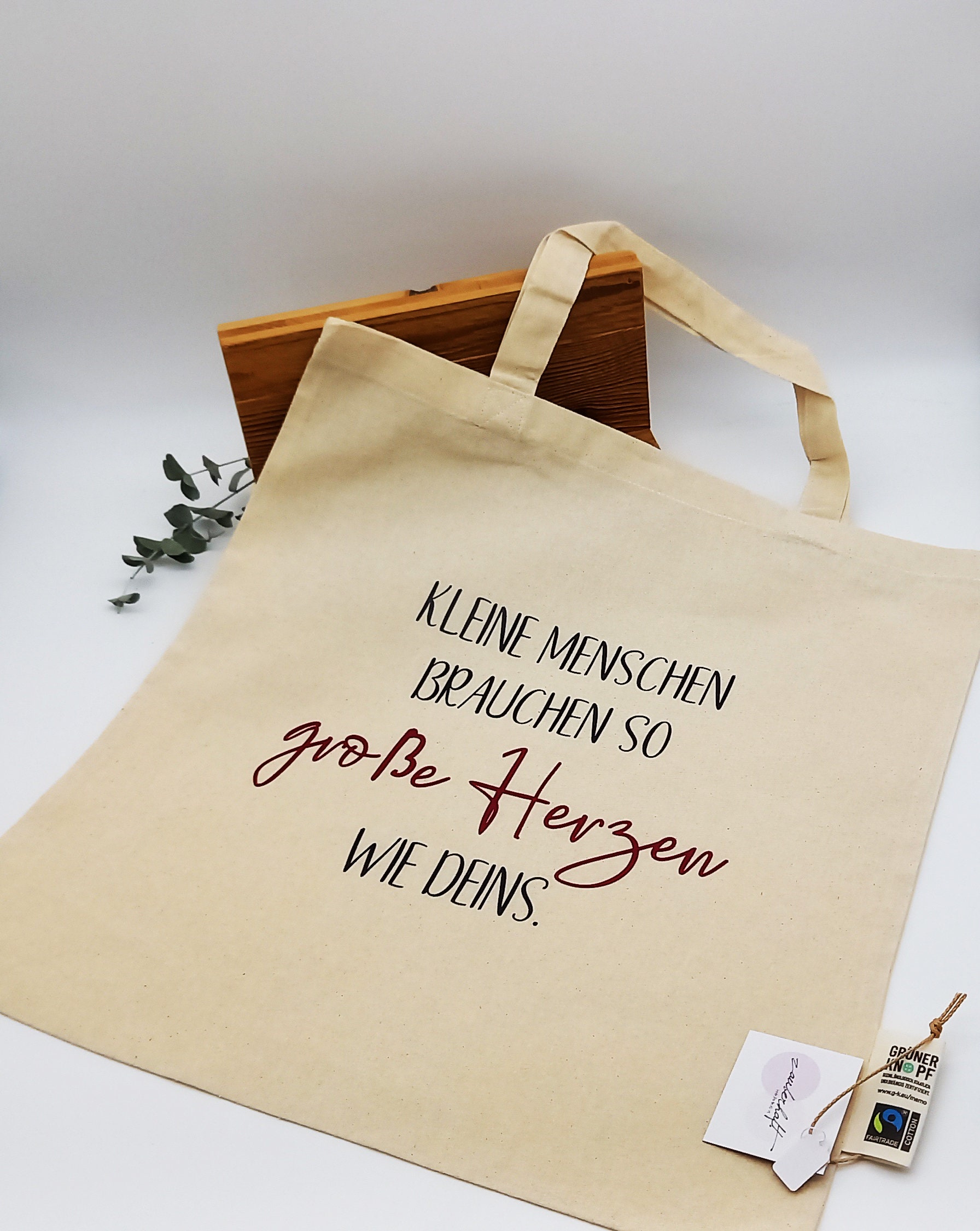 Bio Tasche Kleine Menschen Brauchen So Große Herzen Wie Deins. Abschlussgeschenk Kindergarten, Schule, Lehrerin, Erzieher, Abschied Weihnach Bio Tasche Kleine Menschen Brauchen So Große Herzen Wie Deins. Abschlussgeschenk Kindergarten, Schule, Lehrerin, Erzieher, Abschied Weihnach von zauberhaftHPKShop