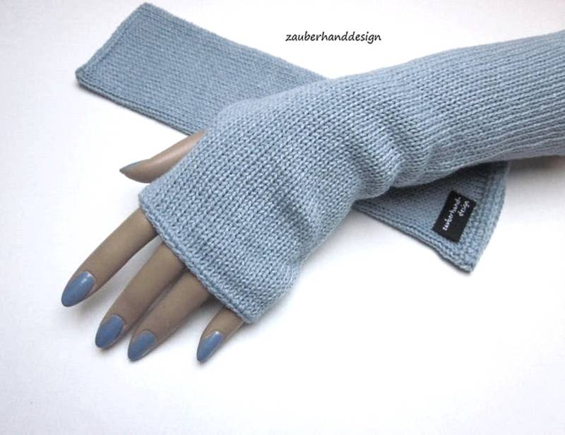 Stulpen Wolle Gestrickt | 3 Größen Style-Fine-Merino von zauberhanddesign