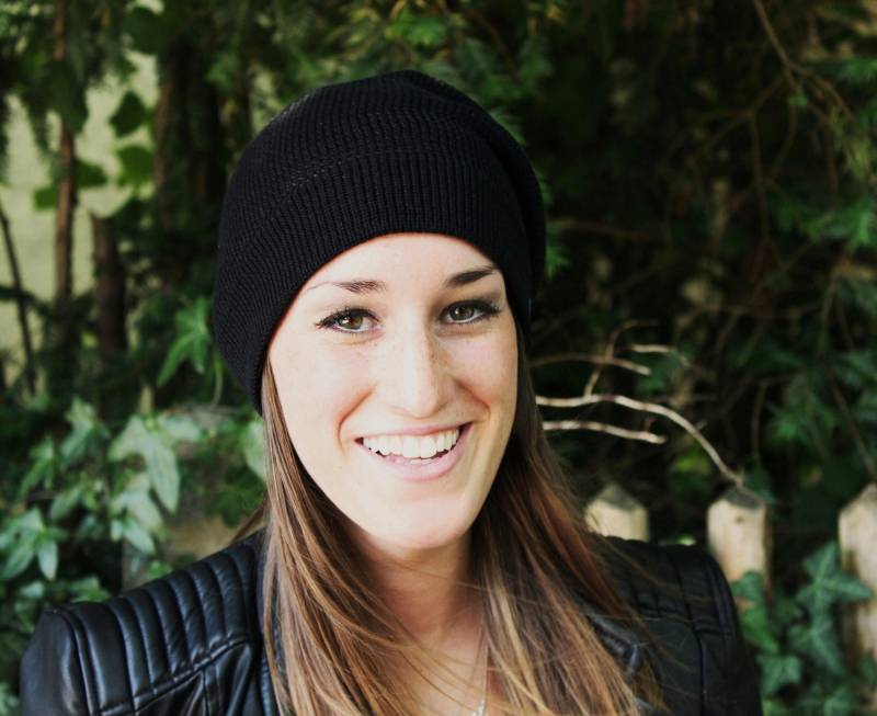 Leichte Baumwollmütze | Beanie Strickmütze Fun-Fine-Cotton von zauberhanddesign