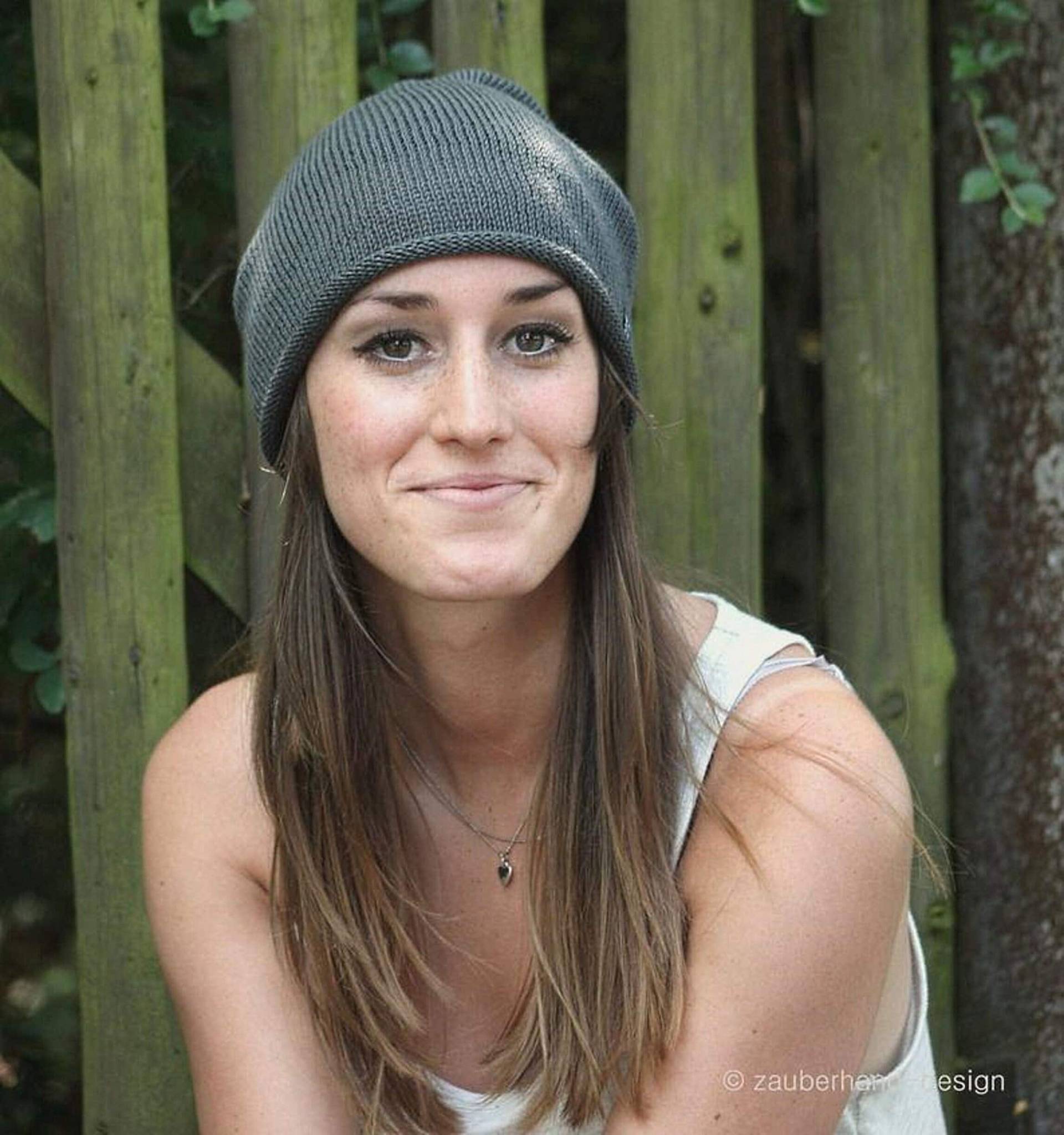 Beanie Mütze - Baumwollmütze Strickmütze Rollrandmütze | City-Cotton-100 von zauberhanddesign