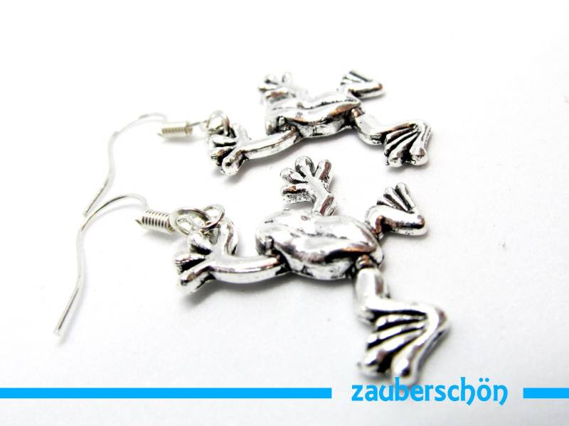 Lustige Frosch Ohrringe von zauberschoeneWelt