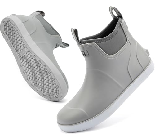 Gummistiefel Herren mit flauschigem Futter, Angelstiefel für Männer, Rutschfeste Warme Winterstiefel, Wasserdichte Schneestiefel zum Gärtnern, Bootfahren, Camping, Segeln und Outdoor-Aktivitäten Gummistiefel Herren mit flauschigem Futter, Angelstiefel für Männer, Rutschfeste Warme Winterstiefel, Wasserdichte Schneestiefel zum Gärtnern, Bootfahren, Camping, Segeln und Outdoor-Aktivitäten von zaxunai