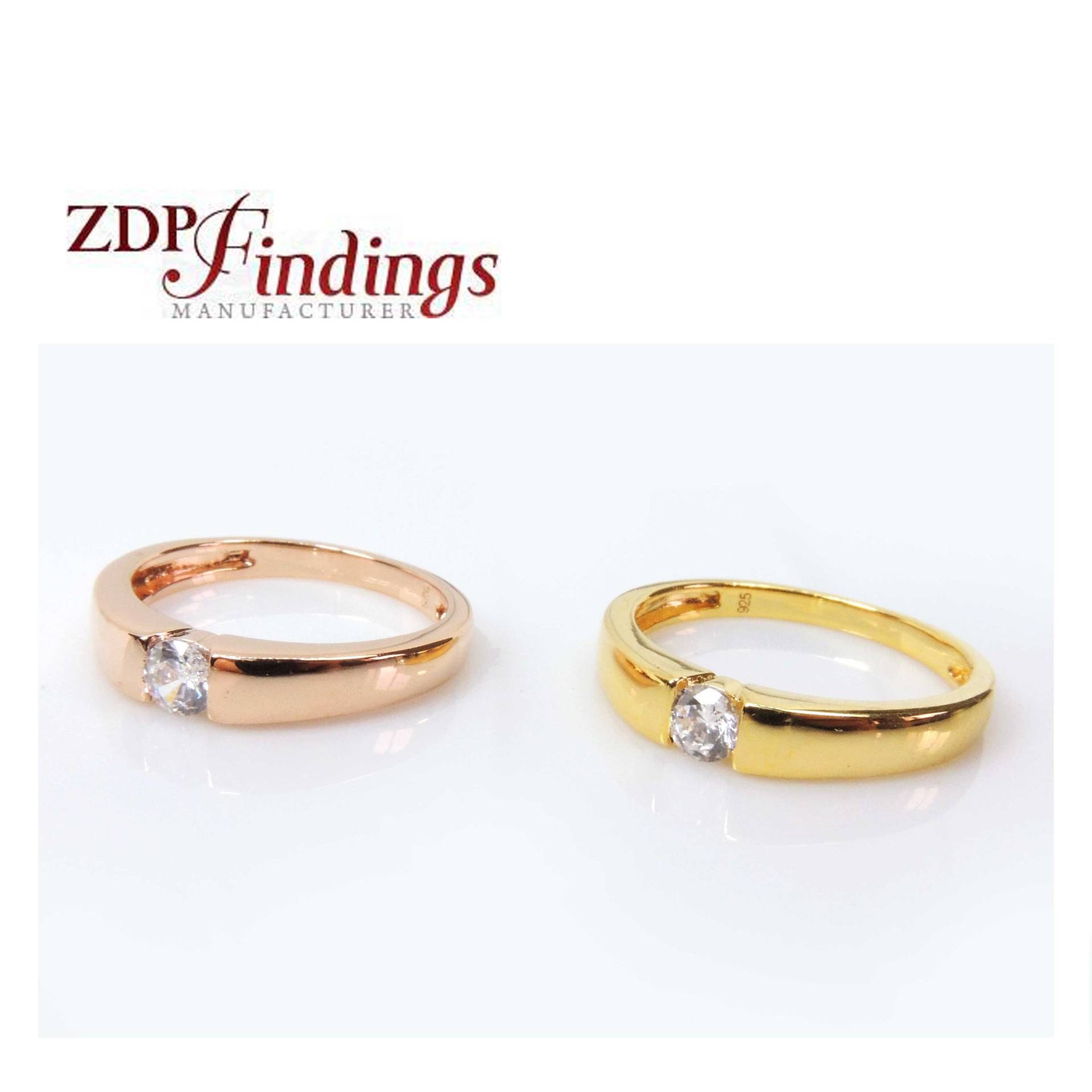 sterling Silber 925 Vermeil Solitär Braut Verlobungsring Runder Diamant Zirkonia Kristall Wählen Sie Ihre Ringgröße Und Finish | Tarvv sterling Silber 925 Vermeil Solitär Braut Verlobungsring Runder Diamant Zirkonia Kristall Wählen Sie Ihre Ringgröße Und Finish | Tarvv von zdpfindings
