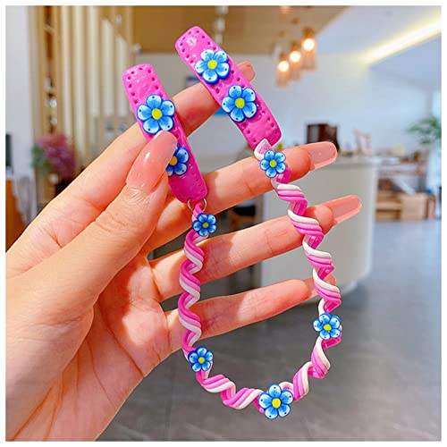 zebiaotech Stirnbänder für Damen, süßes Blumen-Herz, geflochtenes Seil, Mädchen, schmutzige Zöpfe, Haarbänder, Süßigkeiten, Lockenbänder, Haarstyling-Werkzeuge, Zubehör, Stirnband (Größe: 10) zebiaotech Stirnbänder für Damen, süßes Blumen-Herz, geflochtenes Seil, Mädchen, schmutzige Zöpfe, Haarbänder, Süßigkeiten, Lockenbänder, Haarstyling-Werkzeuge, Zubehör, Stirnband (Größe: 10) von zebiaotech