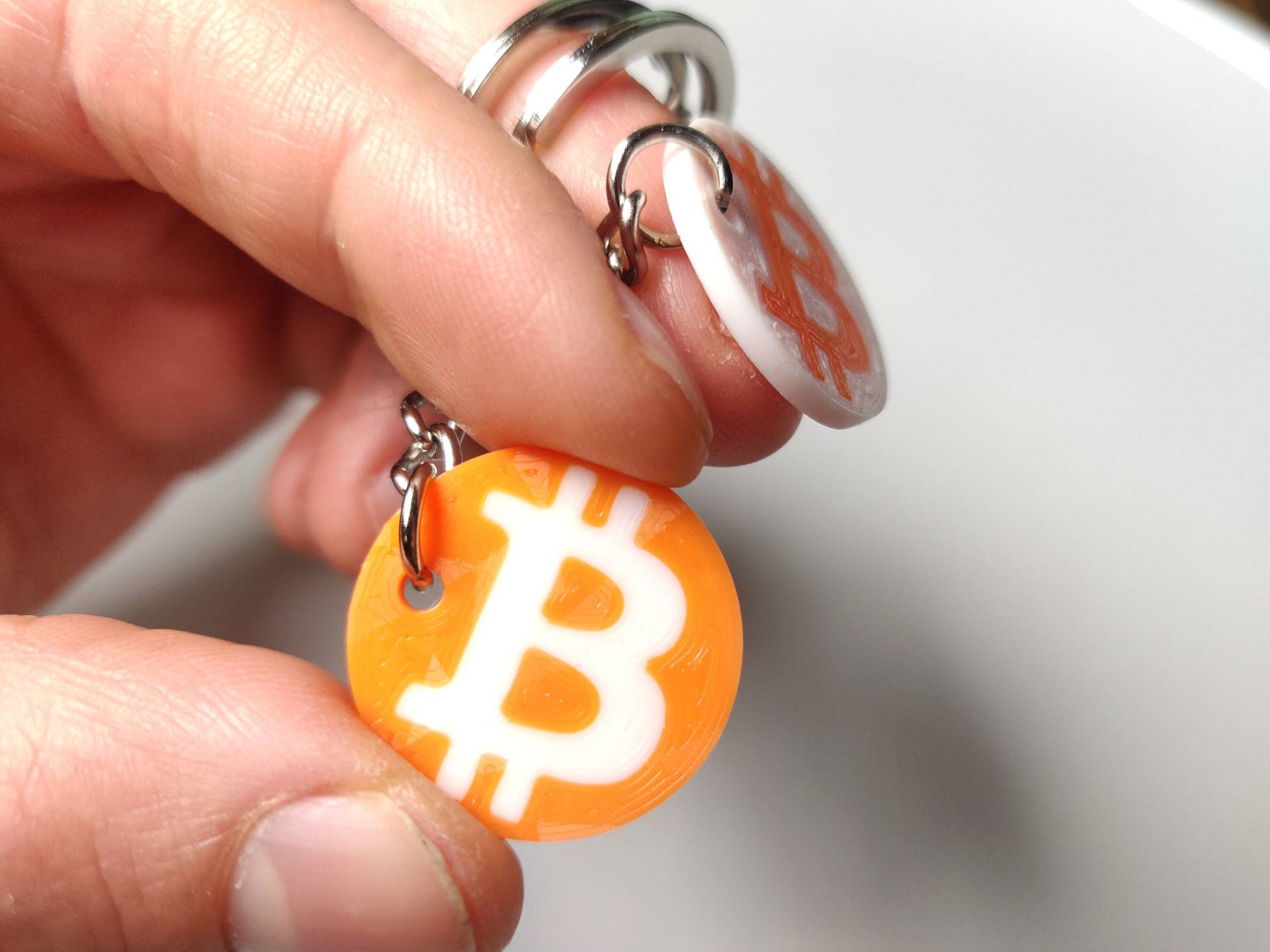 Bitcoin Schlüsselanhänger Bitcoin Schlüsselanhänger von zeddiArts