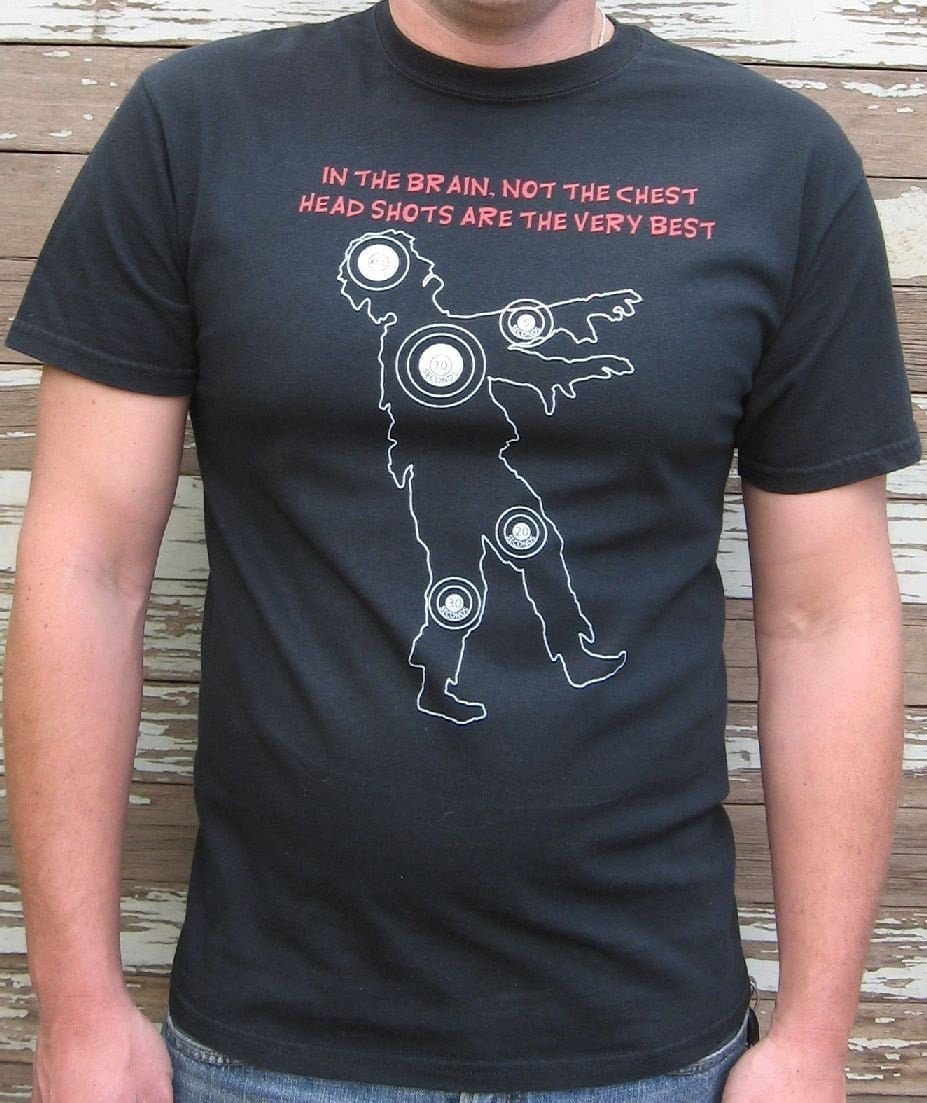 Zombie-Shirt - Zombie Ziel Praxis T-Shirt Kostenloser Versand in Den Usa Zombie-Shirt - Zombie Ziel Praxis T-Shirt Kostenloser Versand in Den Usa von zedszombieranch