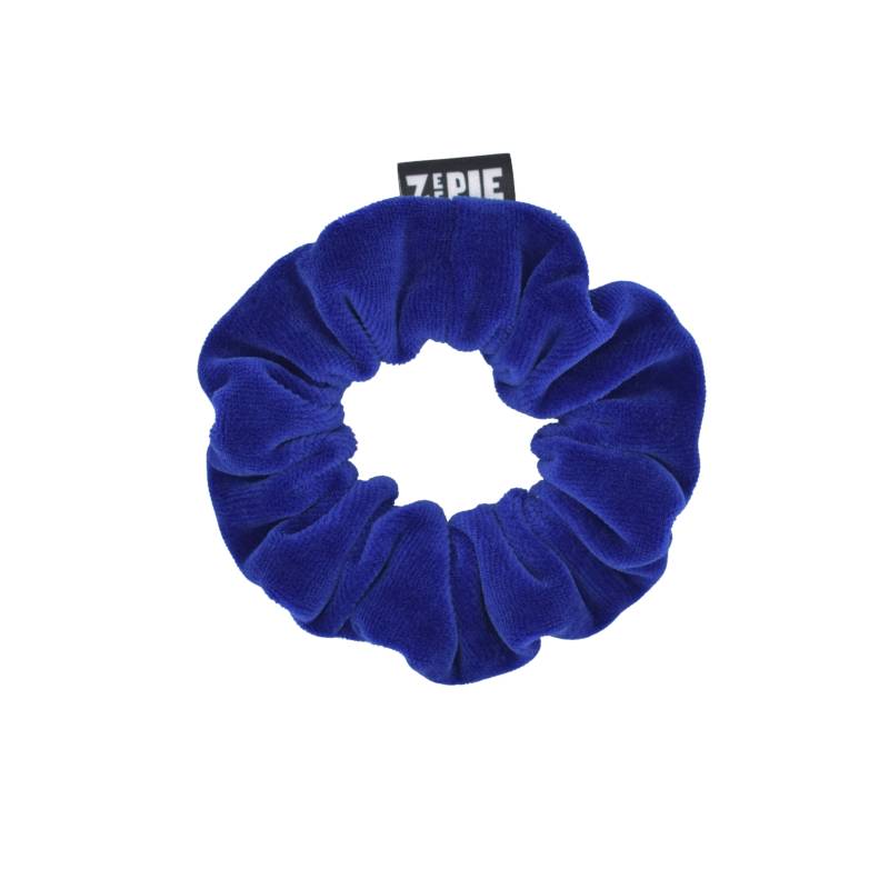 Zeepie Scrunchie/Samt Haargummi Blau Classic Größe von zeepieandco