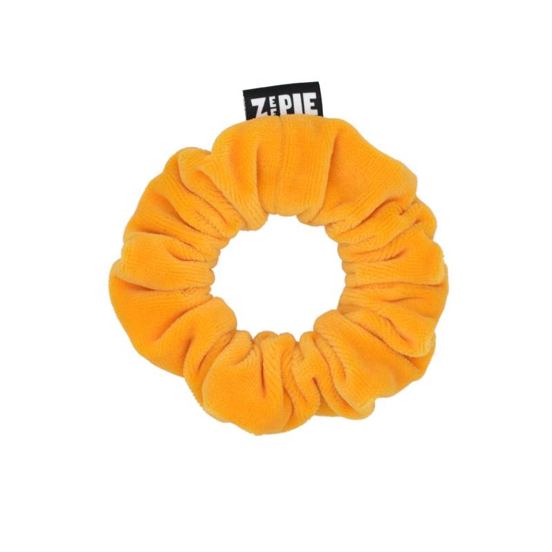 Zeepie Scrunchie/Samt Haargummi Gelb Classic Größe von zeepieandco