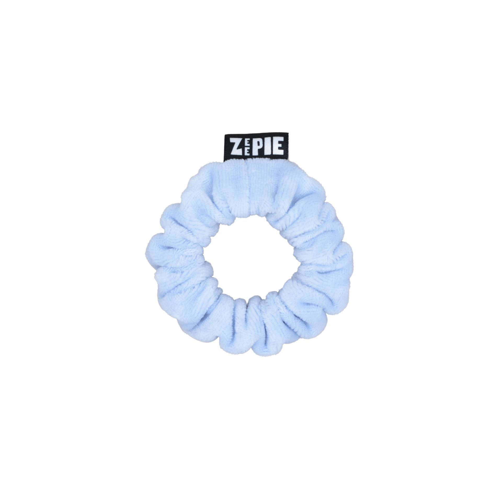 Zeepie Scrunchie/Samt Haargummi Hellblau Mini Größe von zeepieandco