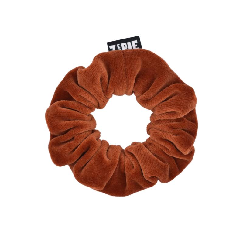 Zeepie Scrunchie/Samt Haargummi Terracotta Classic Größe von zeepieandco