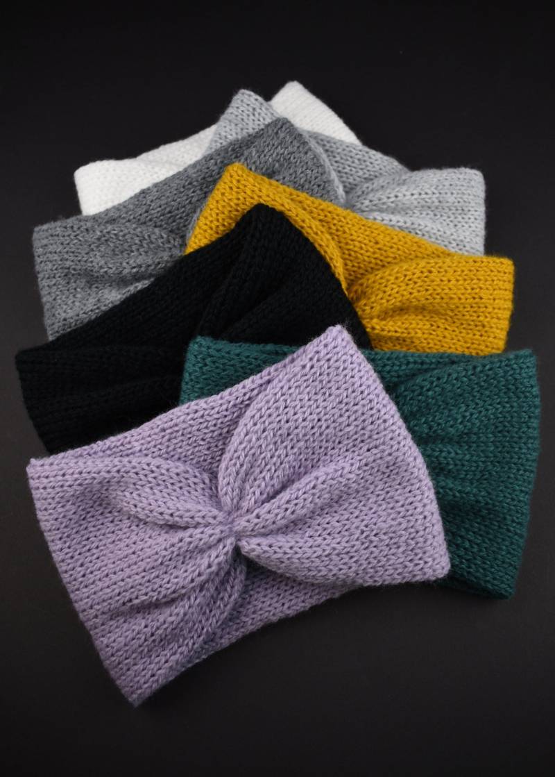 stirnband Warm Und Leicht/Winter Haarband Gestrickt Vegan Friendly von zeepieandco