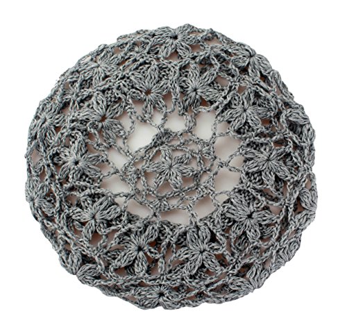 zefen Damen Leichte Baskenmütze Häkelarbeit Strickstil für Frühling Sommer Herbst, GRAU, Medium zefen Damen Leichte Baskenmütze Häkelarbeit Strickstil für Frühling Sommer Herbst, GRAU, Medium von zefen