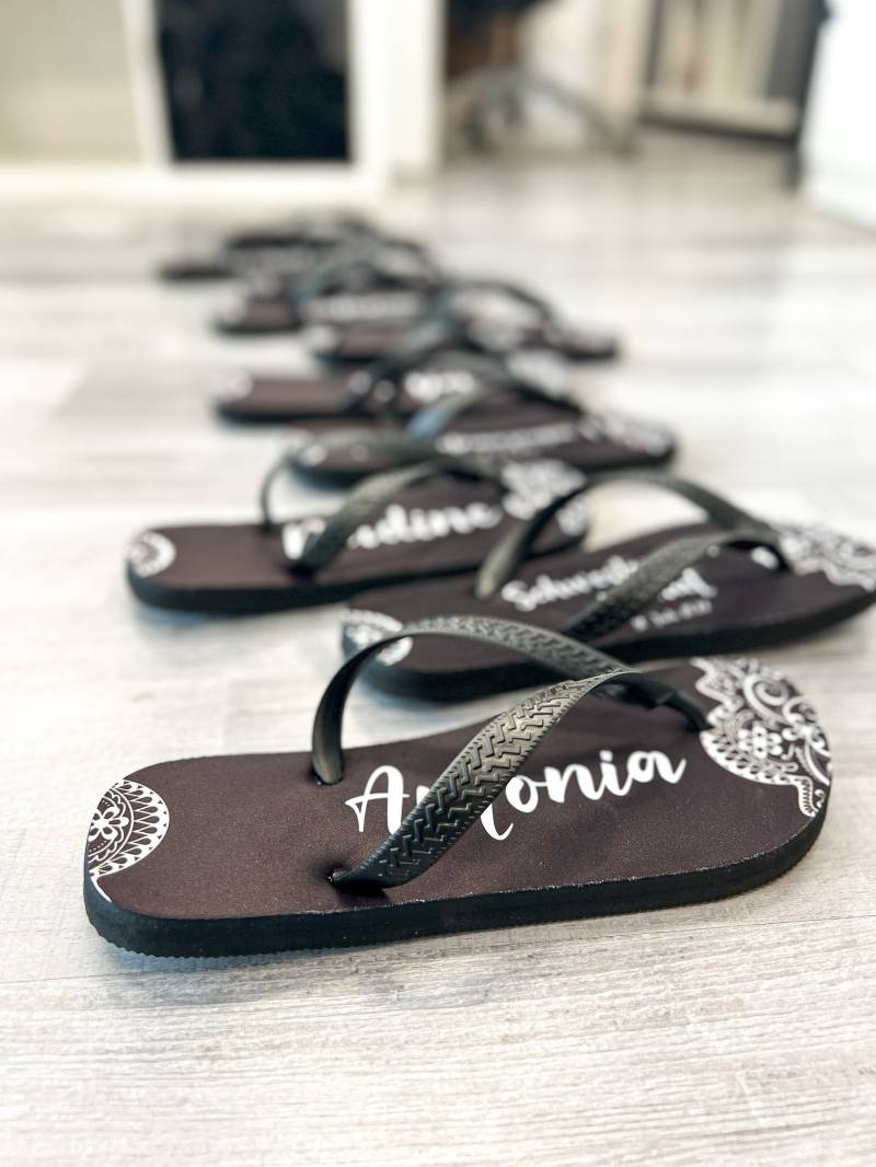 Personalisierte Flip Flops - Ob Mit Foto, Text Oder Deiner Eigenen Grafik von zehnnullzwo