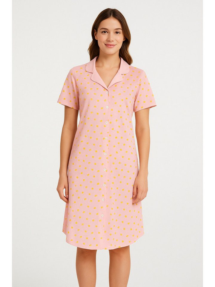 zeitlos Nachthemd Nachthemd Kurzarm - Milla Zitrone von zeitlos