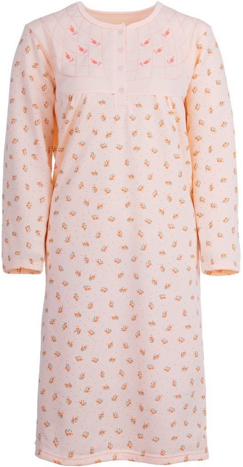 zeitlos Nachthemd Thermo Nachthemd - Langarm Krista von zeitlos