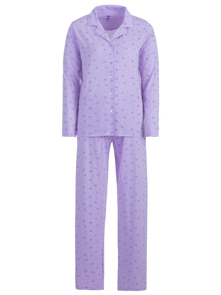 zeitlos Schlafanzug Pyjama Set Langarm - Schmetterling von zeitlos